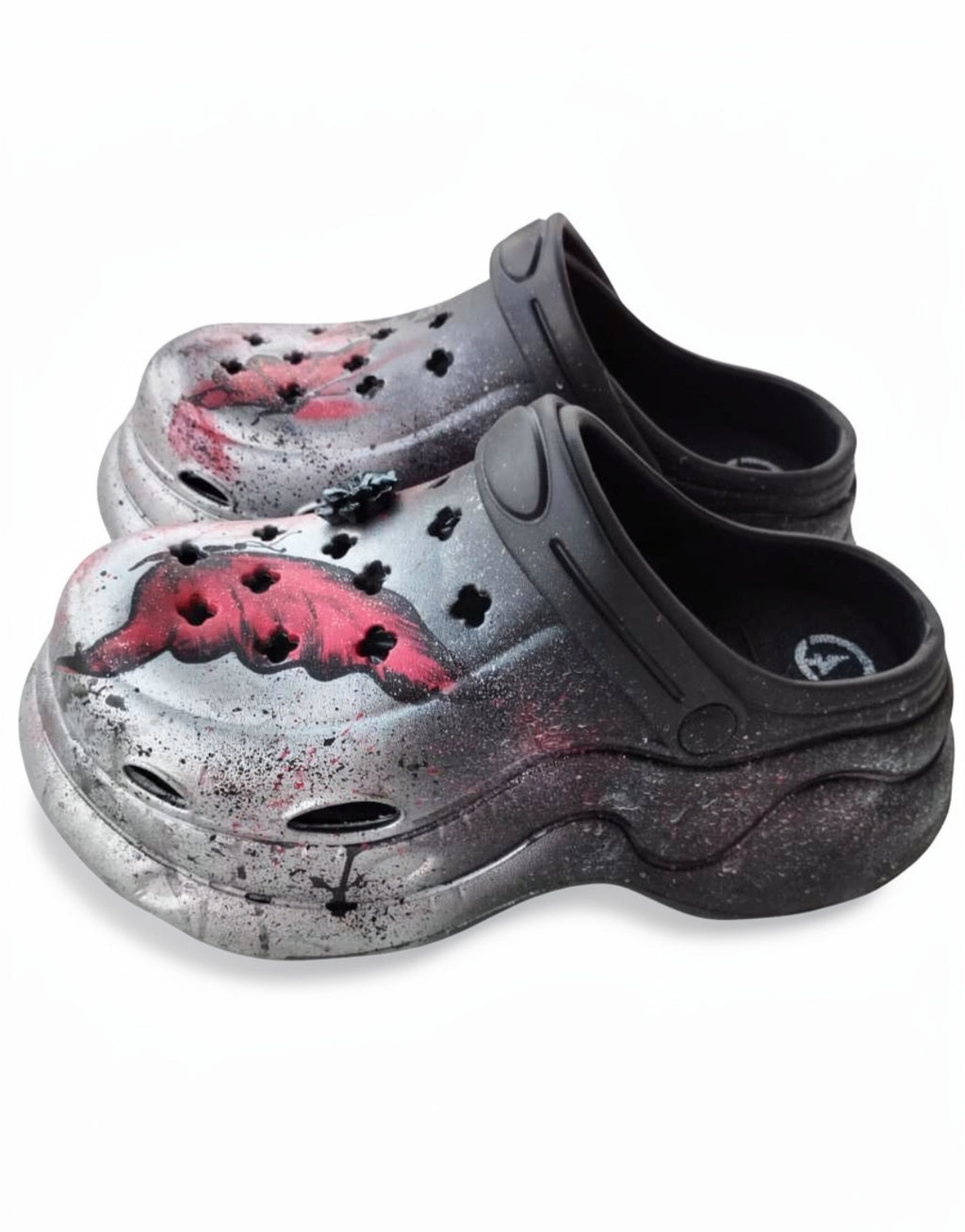 Hand painted clogs