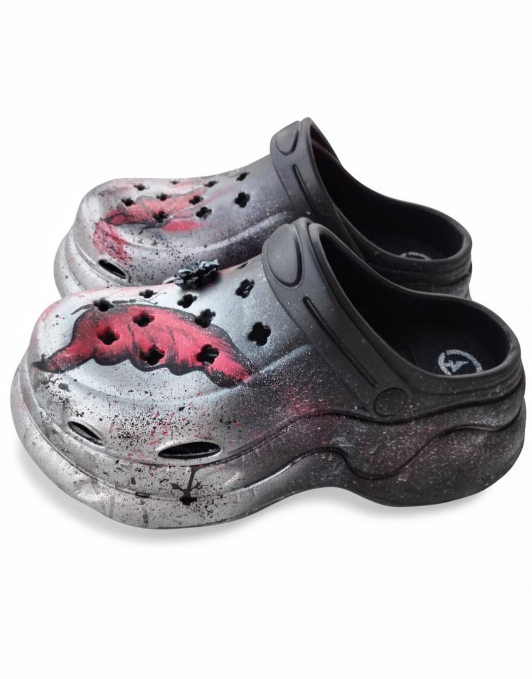 Hand painted clogs