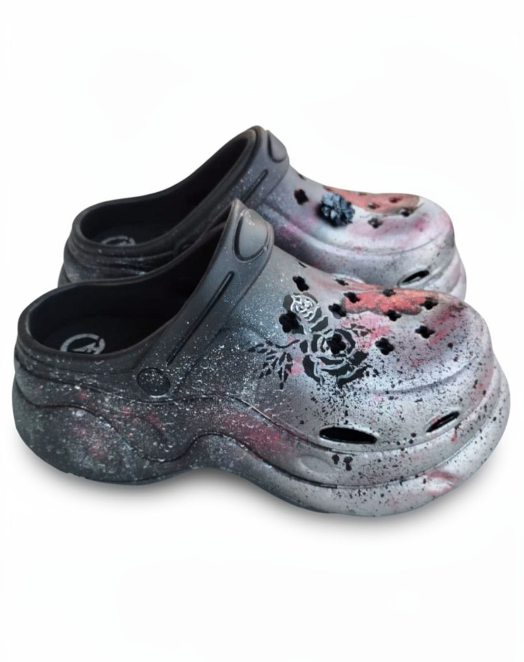 Hand painted clogs