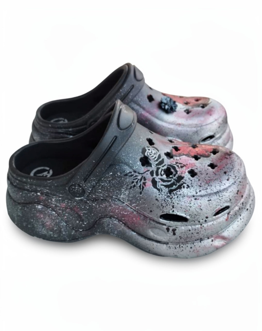 Hand painted clogs