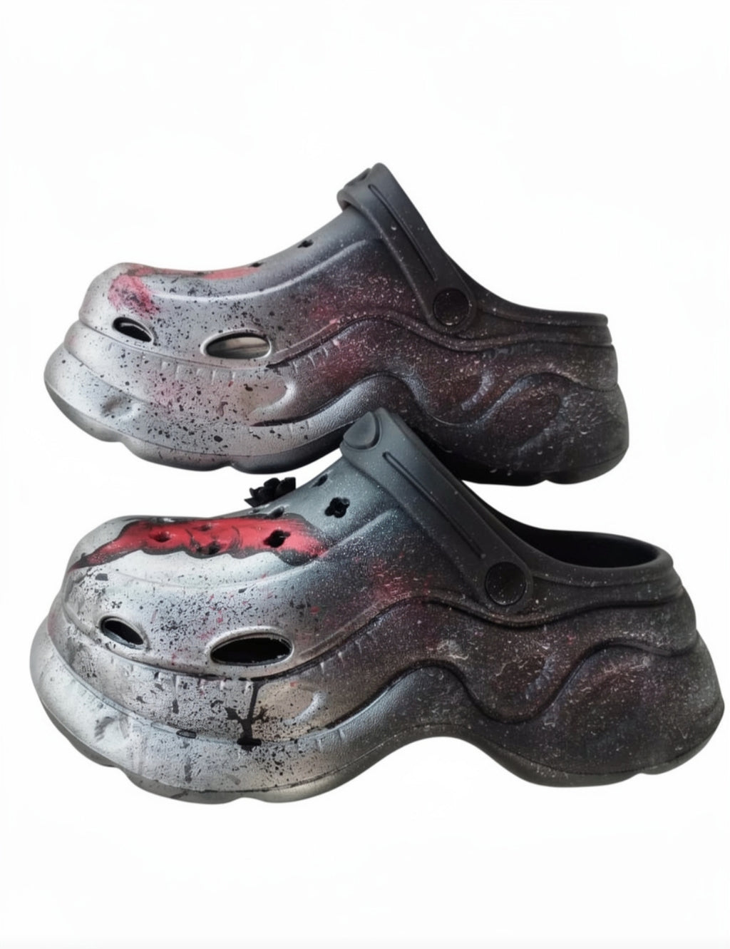 Hand painted clogs