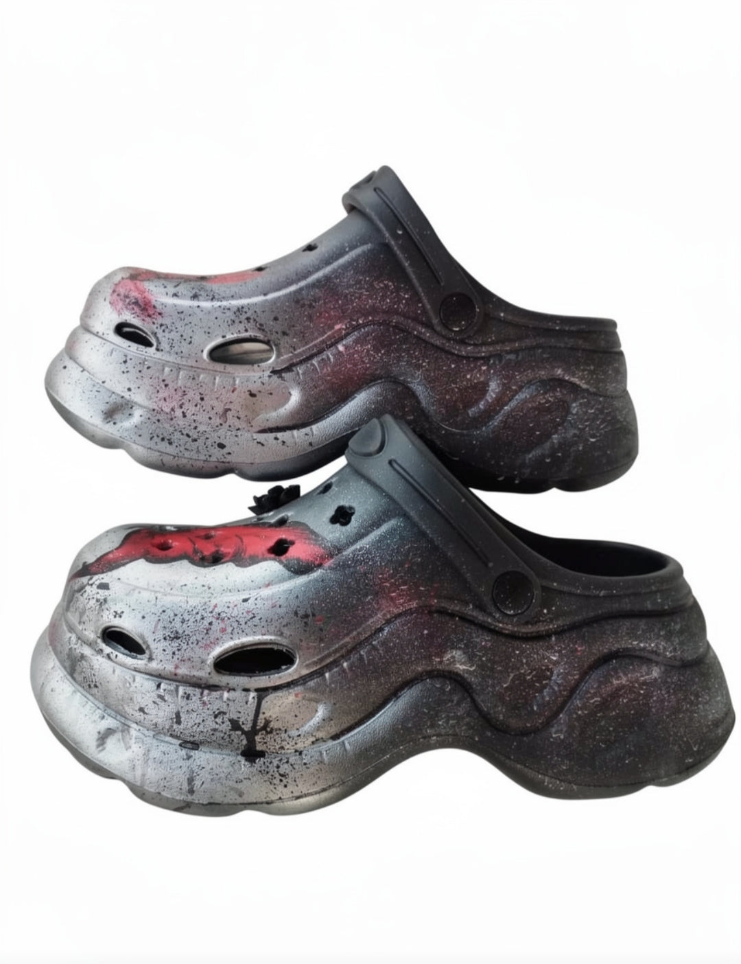 Hand painted clogs