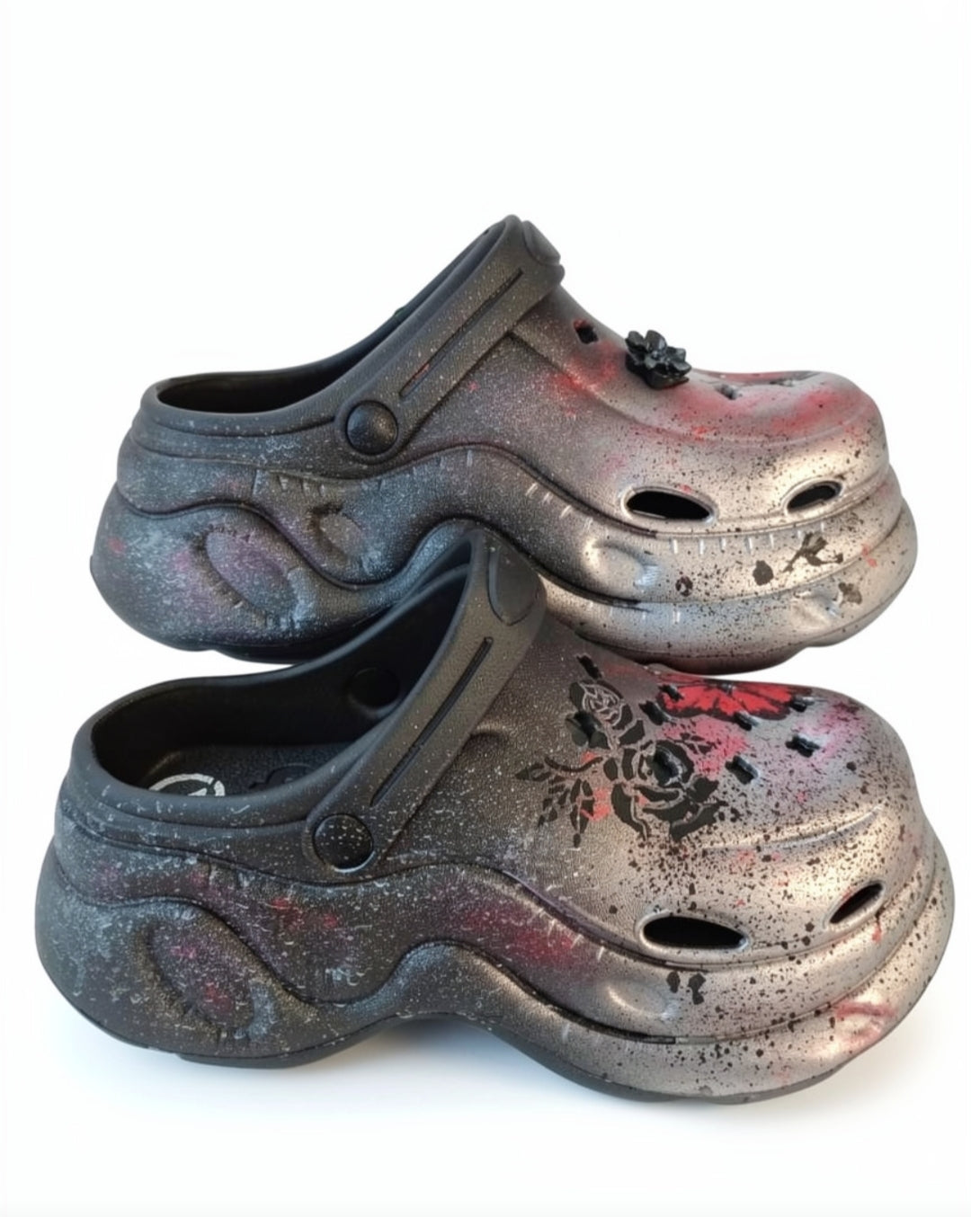 Hand painted clogs
